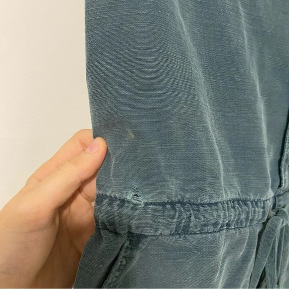 Mother Dark Green Tie Waist Romper Small (lightly flawed) - Picture 6 of 14